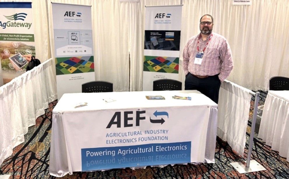 Ryan Milligan supported AEF at ASABE AIM