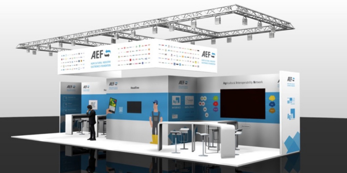 AEF stand design at Agritechnica