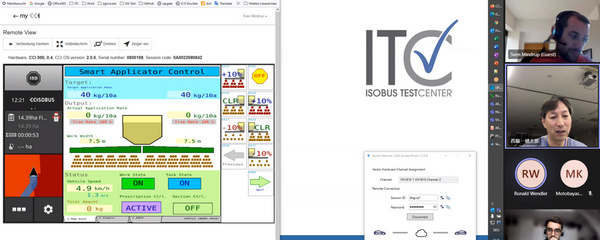 Virtual Plugfest Remote Testing of Section Control - Terminal Screen Mirroring