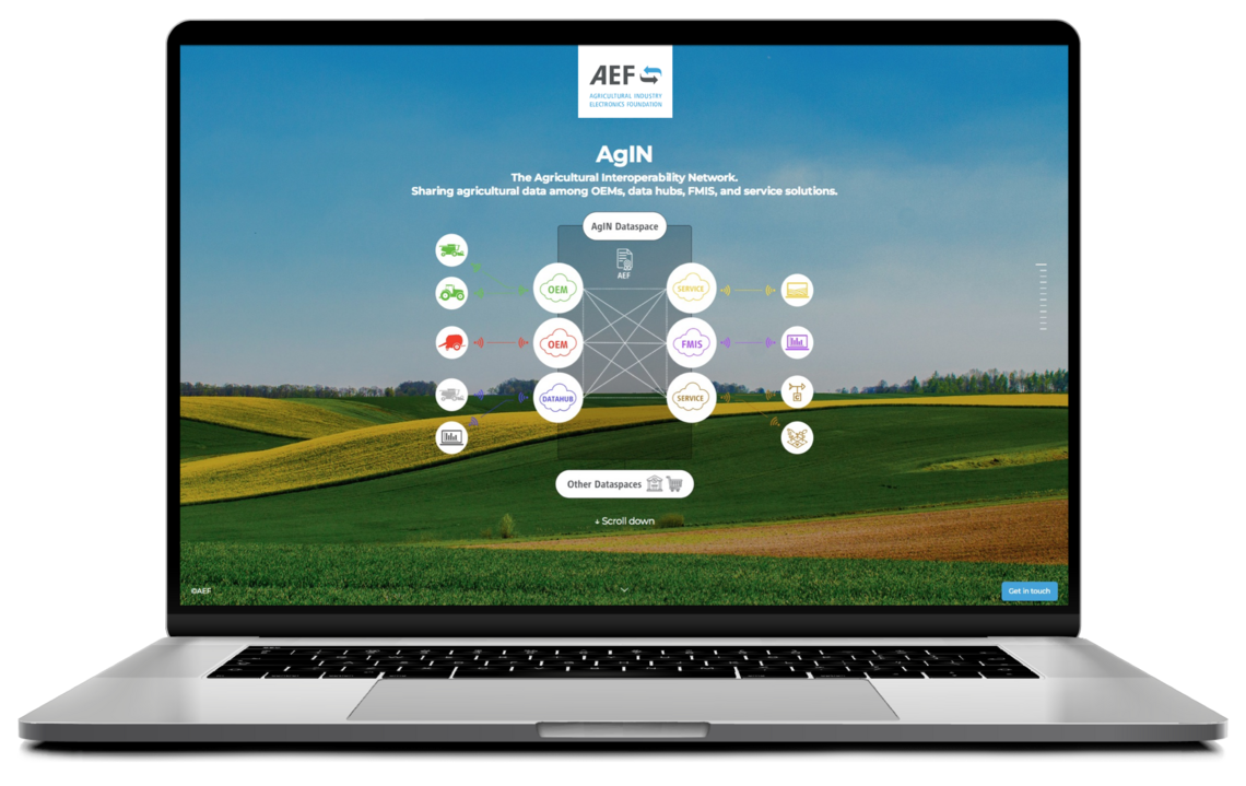 New LandingPage introduced as information on the AgIN initiative